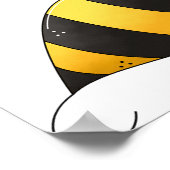 Plump Bee Poster (Ecke)