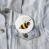Plump Winged Bumble Bee Button (Beispiel)
