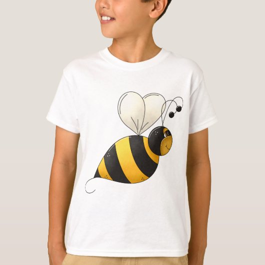 Plump Winged Bumble Bee T-Shirt (Vorderseite)