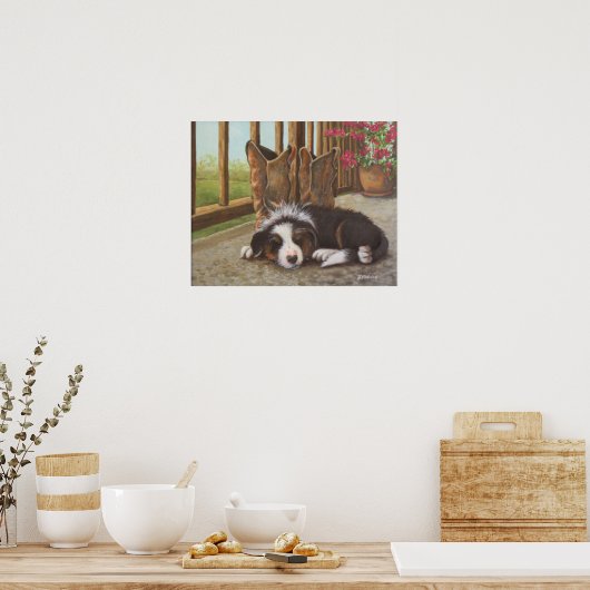 Plumpe verdecktes Poster (Küche)