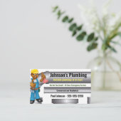 Plumper Business Card Afroamerikaner Visitenkarte (Stehend Vorderseite)