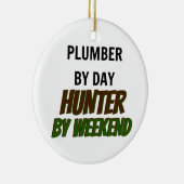 Plumper by Day Junter by Weekend Keramik Ornament (Rechts)