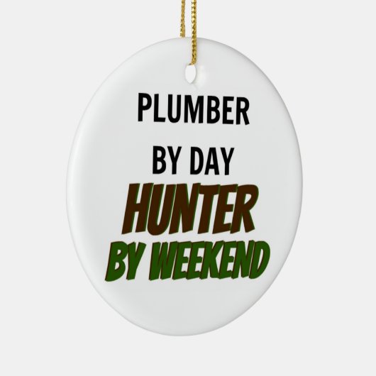 Plumper by Day Junter by Weekend Keramik Ornament (Rechts)