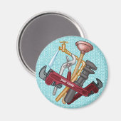 Plumper-Tools-Magnet Magnet (Vorderseite/Rückseite)