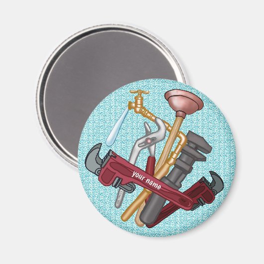 Plumper-Tools-Magnet Magnet (Vorderseite/Rückseite)