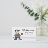 Plumper-Visitenkarte Visitenkarte (Stehend Vorderseite)