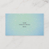 Plumper-Visitenkarte Visitenkarte (Rückseite)