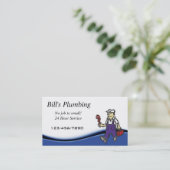 Plumper-Visitenkarte Visitenkarte (Stehend Vorderseite)