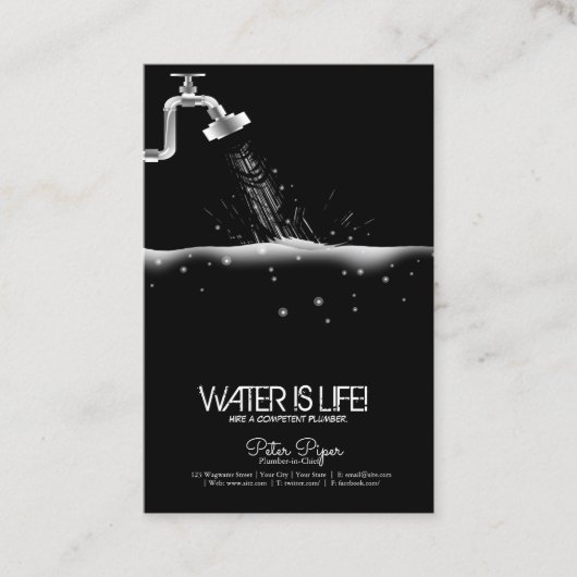 Plumper-Visitenkarte Visitenkarte (Vorderseite)