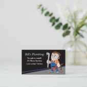 Plumper-Visitenkarte Visitenkarte (Stehend Vorderseite)