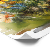 Plumpsklo Aquarell 2 Poster (Ecke)