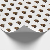 Plumpudding Geschenkpapier (Ecke)