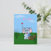 Plumpy-Liebe Postkarte (Stehend Vorderseite)