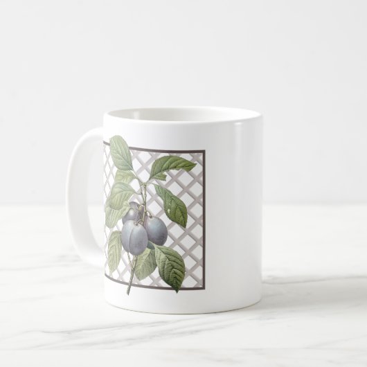 PLUMS KAFFEETASSE (Vorderseite Links)