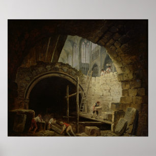 Plündern der königlichen Wölbungen Poster