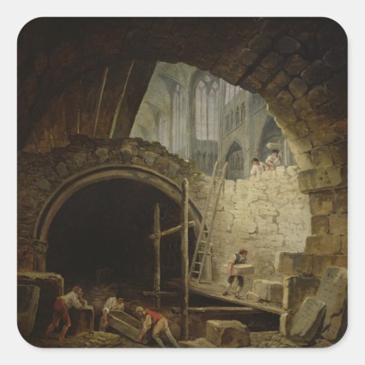 Plünderung der königlichen Täler Quadratischer Aufkleber (Vorderseite)