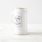 Plünderung und Blitz-OFFIZIELLE Bier-Tasse Bierglas (Vorderseite Links)