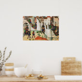 Plünderung von Jerusalem Poster (Küche)