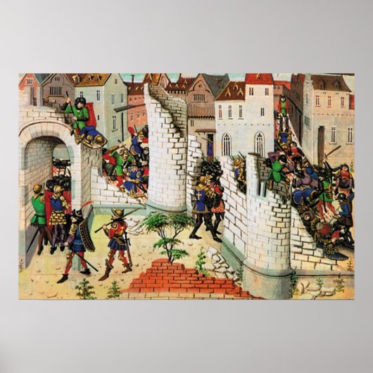 Plünderung von Jerusalem Poster (Vorne)