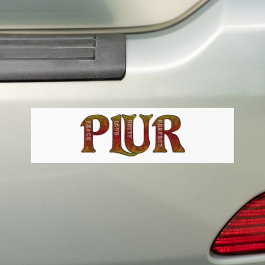 PLUR (Feuer) Autoaufkleber (Auf Auto)