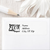 PLUR - Frieden, Liebe, Einheit, Respekt (Insitu)