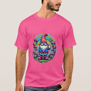 PLUR Love Trippy Gnome Pilz Rave EDM Festival T-Shirt