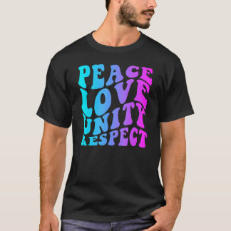 PLUR Rave Trippy EDM Musikfestival Retro T-Shirt