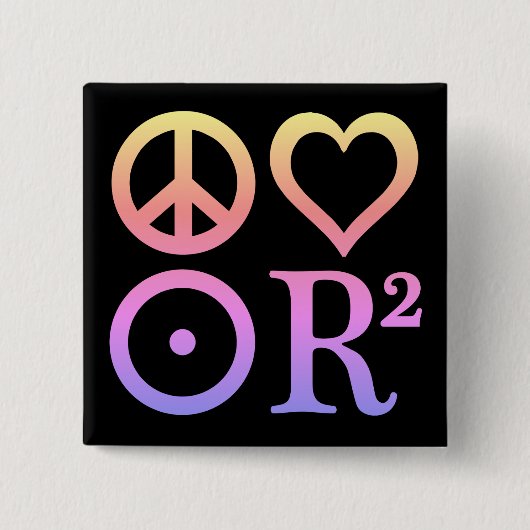 PLUR Symbol-Button Button (Vorderseite)