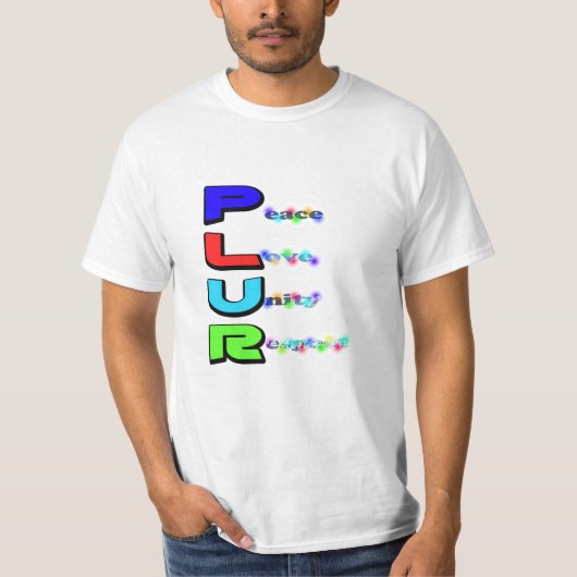 PLUR T-Shirt (Vorderseite)