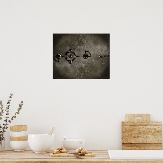 Pluridimenais Transcension Poster (Küche)