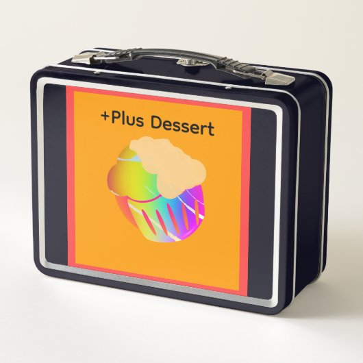 +Plus Dessert Metall Brotdose (Rückseite)