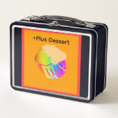 +Plus Dessert Metall Brotdose (Vorderseite)