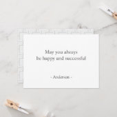 Plus Embossed Surface Pattern Grußkarte Karte (Vorderseite/Rückseite Beispiel)