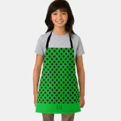 Plus Green Black Minimal Muster Schürze (Insitu)
