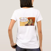 Plus Größe Fee! T-Shirt der Frau (Rückseite)