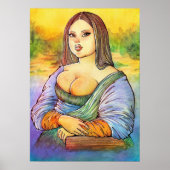 Plus Größe Monalisa Poster (Vorne)