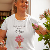 Plus Größe rosa Hydrangeas Valentine Composite T - Große Größe T-Shirt