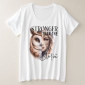 Plus Größe - T - Shirt (Design vorne)