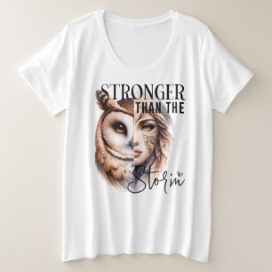 Plus Größe - T - Shirt