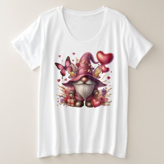Plus Größe - T - Shirt (Design vorne)
