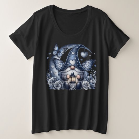 Plus Größe - T - Shirt (Design vorne)
