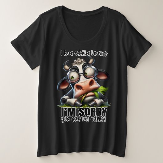 Plus Größe - T - Shirt (Design vorne)