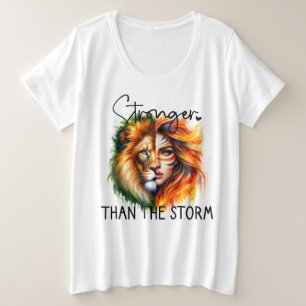 Plus Größe - T - Shirt