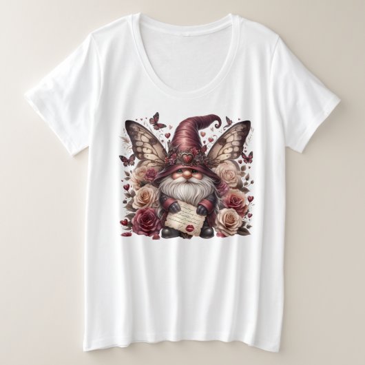 Plus Größe - T - Shirt (Design vorne)