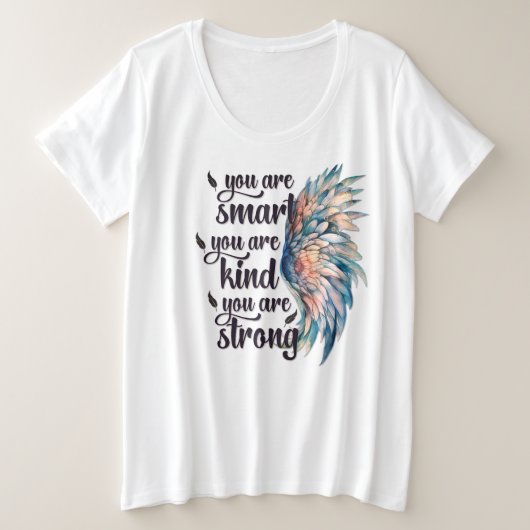 Plus Größe - T - Shirt (Design vorne)