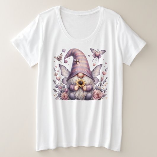 Plus Größe - T - Shirt (Design vorne)