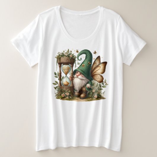 Plus Größe - T - Shirt (Design vorne)
