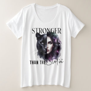 Plus Größe - T - Shirt