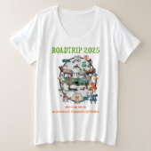 PLUS-SHIRT GROßE GRÖßE T-Shirt (Design vorne)