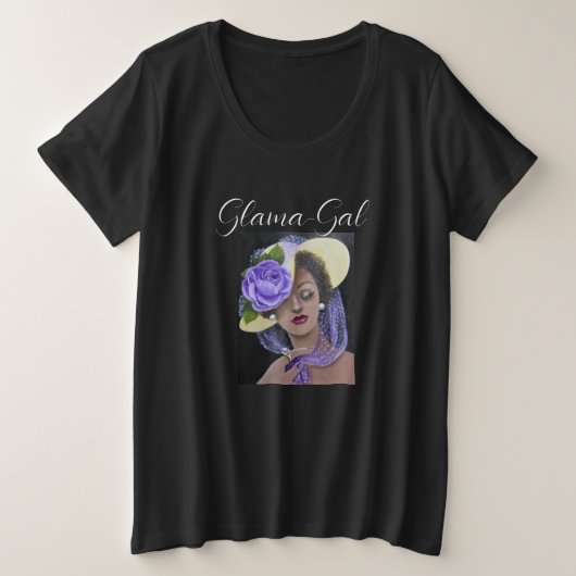 Plus Size Basic T-Shirt für Damen (Design vorne)